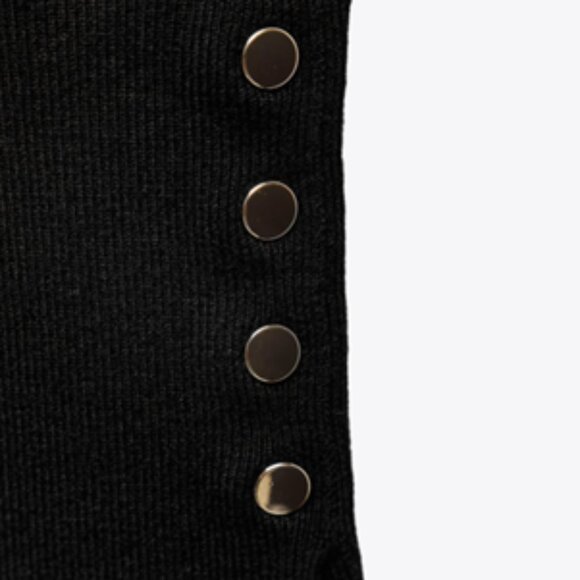 NWT ZARA Basic Plain Knit Sweater Navy Size XL - Picture 5 of 7